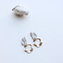 Taupe Half Moon Earrings In A Box, thumbnail 4 of 8