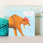 Sabre Toothed Tiger Happy Birthday Card, thumbnail 4 of 6