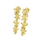 Four Drop Splash Earrings In Gold Plated, thumbnail 1 of 3