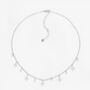 Kinmokusei 925 Sterling Silver Plated Floral Necklace, thumbnail 1 of 6