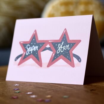 Super Star Greetings Card, 3 of 6