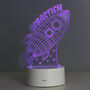 Personalised Rocket LED Colour Changing Night Light, thumbnail 6 of 9