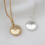 Personalised Gold Or Silver Eid Star And Moon Locket, thumbnail 2 of 6