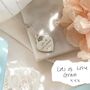 Sterling Silver Handwriting Heart Bouquet Charm, thumbnail 2 of 8