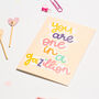 'One In A Gazillion' Greeting Card, thumbnail 2 of 3
