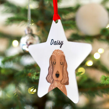 Personalised Dog Breed Christmas Decoration Bold, 2 of 12