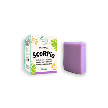 Soap For Scorpio Funny Novelty Zodiac Gift, 6 of 6