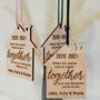 Pandemic Personalised Wooden Hanging Decoration, thumbnail 4 of 5