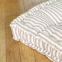 Extra Large Vintage Striped Indoor Cushion, thumbnail 7 of 7