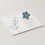 Forget Me Not Flower Enamel Pin, thumbnail 5 of 11