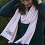 Cashmere Wool Long Personalised Winter Scarf Gift, thumbnail 1 of 8