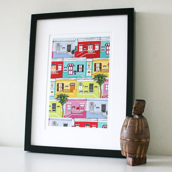 Colourful Cape Town Houses Art Print, 5 of 6