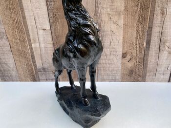 Large 41cm Stag Figurine Black And Brown Deer Ornament, 5 of 11