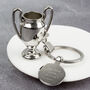 Personalised Trophy Keyring With Charm, thumbnail 1 of 4
