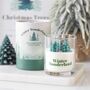 Winter Wonderland Candle With Tree Scene, thumbnail 1 of 2