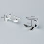 Sterling Silver Leaf Vine Drop Earrings, thumbnail 3 of 7