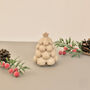 Beige Christmas Tree Candle Festive Decoration, thumbnail 9 of 10
