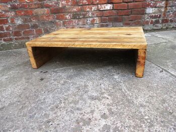 Timber All Wood Coffee Table Tv Unit Stand 110, 2 of 5