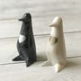 Marble Penguin With Engraved Heart, thumbnail 2 of 4