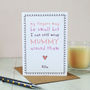 My Fingers May Be Small But… Cute Mummy Card, thumbnail 3 of 6