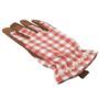 Burgon And Ball Gingham Gardening Gloves, thumbnail 4 of 9