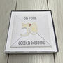 Golden Wedding Anniversary I.O.U Gift Box Voucher, thumbnail 4 of 7