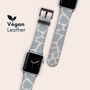 Sage Giraffe Print Vegan Leather Apple Watch Bands, thumbnail 1 of 7