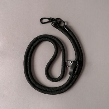 Black Phone Strap Universal Crossbody Rope Lanyard, 2 of 3