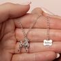 Personalised Poodle Sterling Silver Necklace, thumbnail 1 of 10