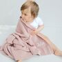 Beautifully Embroidered Soft Cotton Knit Baby Blanket, thumbnail 12 of 12