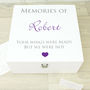 Luxury Remembrance White Wooden Memory Box, thumbnail 1 of 6