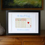 Personalised Special Date Playing Cards Print, thumbnail 3 of 5