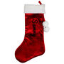 Personalised Plush Red Christmas Stocking, thumbnail 4 of 5