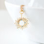 Gold Plated Sun Necklace, thumbnail 1 of 7