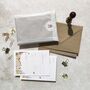 Wildflower Letters Ready To Write Party Invitations, thumbnail 4 of 9