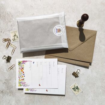 Wildflower Letters Ready To Write Party Invitations, 4 of 9