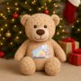 Personalised Blue Baby Rainbow Large Bear, thumbnail 11 of 11