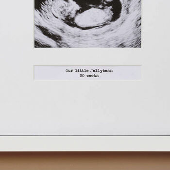 Personalised First Baby Scan Photo Frame, 3 of 5