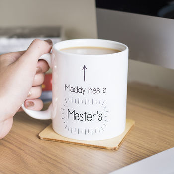 'Got A Masters' Personalised Mug, 6 of 8
