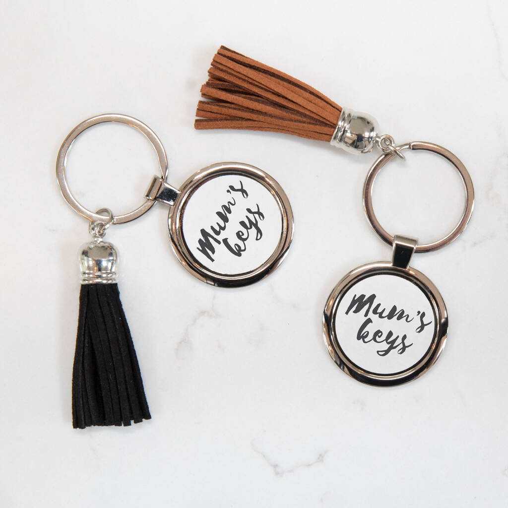 Image of Mum's Keys Tassel Key Ring