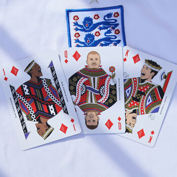 England Football Playing Cards, 7 of 12