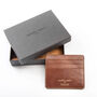Men's Classic Leather Credit Card Holder 'Marco', thumbnail 9 of 12