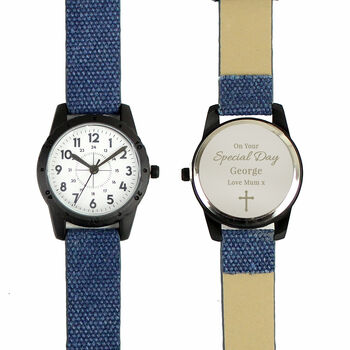 Personalised Religious Blue Watch, 7 of 7