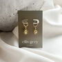 Sun Earrings With Clasp Opening, thumbnail 3 of 3