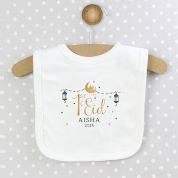 Personalised Baby's 1st Eid Bib Keepsake, 2 of 2