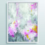 'Rosa Nina' Framed Giclée Abstract Canvas Print Art, thumbnail 2 of 7