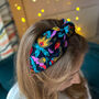 Floral Needlecord Knot Headband, thumbnail 3 of 5