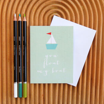 Mini You Float My Boat Card, 4 of 5