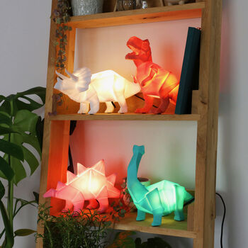 Origami Plug In Dinosaur Night Light, 2 of 12