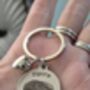 Paw Or Nose Print Keyring, Made From Your Own Photo, thumbnail 3 of 4
